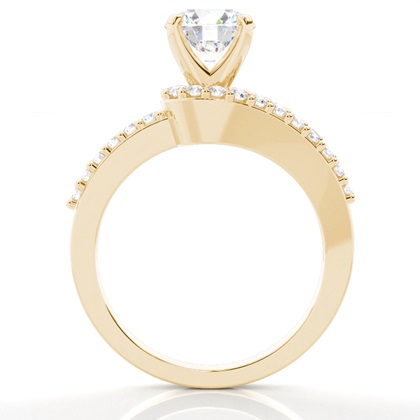 Yellow Gold Diamond Engagement Rings