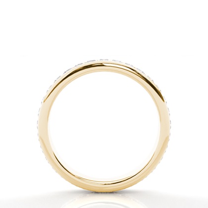 Full Eternity Yellow Gold Diamond Rings
