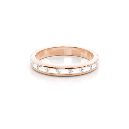 Baguette Anniversary Diamond Rings