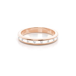Channel Setting Full Eternity Diamond Ring
