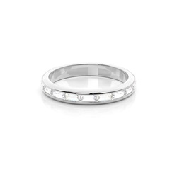 Eternity Diamant Ring in einer Kanalfassung