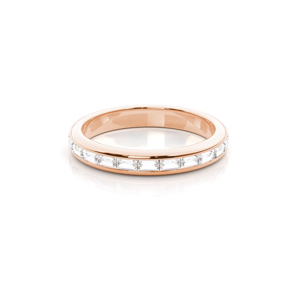 3.00mm Channel Setting Full Eternity Diamond Ring