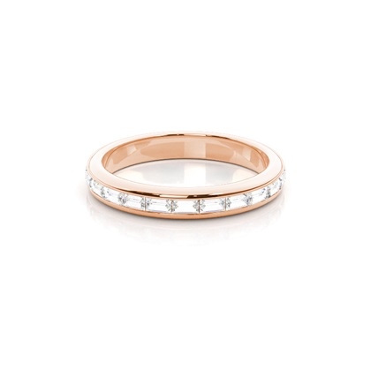 Baguette Anniversary Diamond Rings