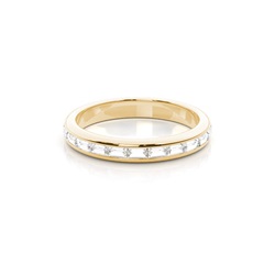 3.00mm Channel Setting Full Eternity Diamond Ring