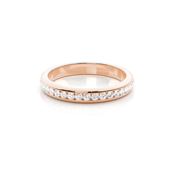 Channel Setting Full Eternity Diamond Ring