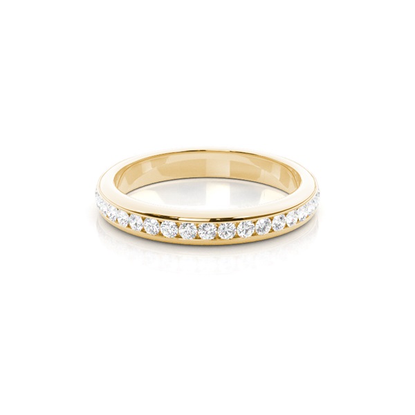 Channel Setting Full Eternity Diamond Ring