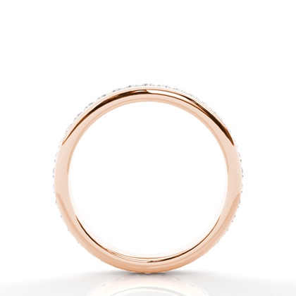 Rose Gold Eternity Diamond Rings