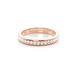 Eternity Diamant Ring in einer Kanalfassung