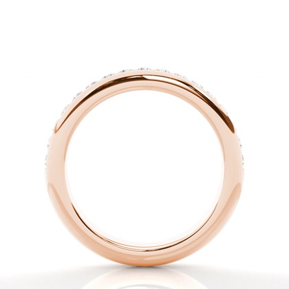 Rose Gold Eternity Diamond Rings