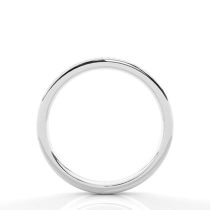 Channel Setting Princess Diamond Three Quarter Eternity Ring