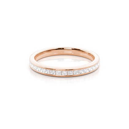 Rose Gold Eternity Diamond Rings