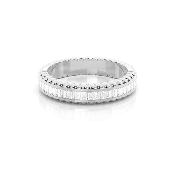 4.40mm Channel Setting Full Eternity Diamond Ring