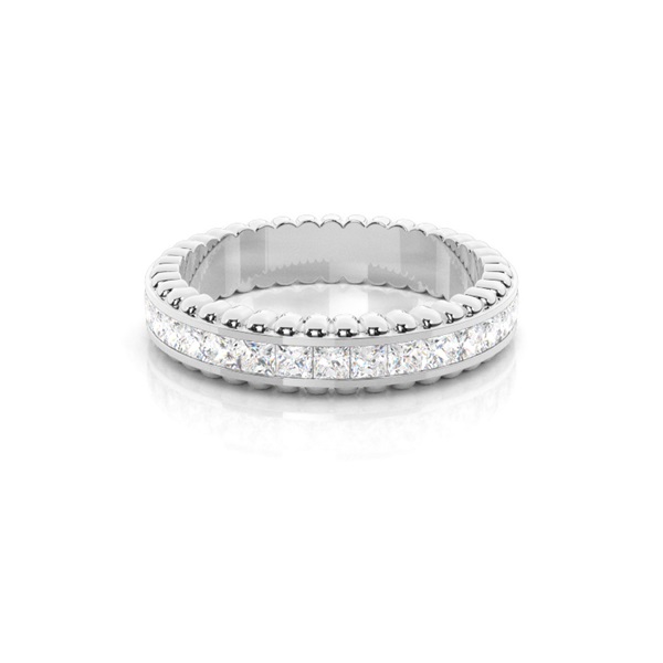 4.40mm Channel Setting Full Eternity Diamond Ring