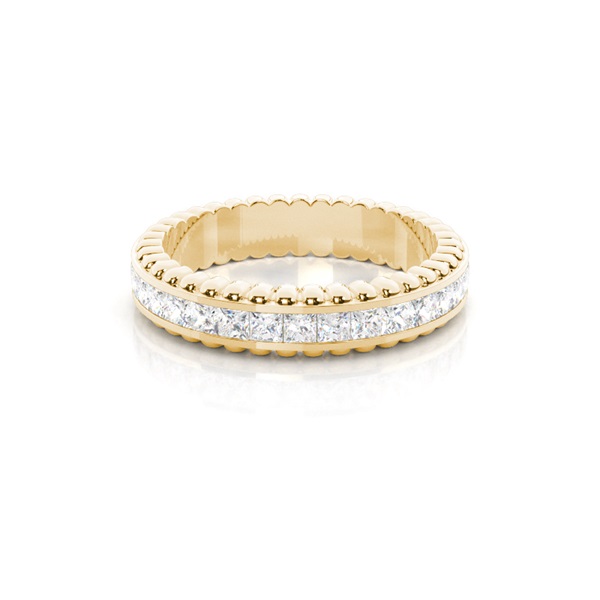 4.40mm Channel Setting Full Eternity Diamond Ring