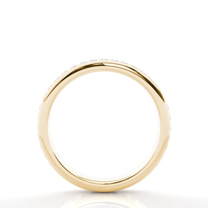 Full Eternity Yellow Gold Diamond Rings