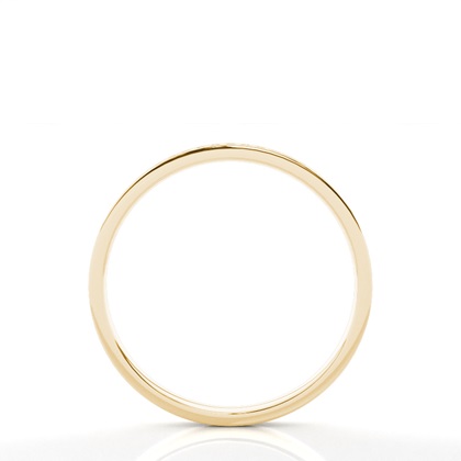 Round Yellow Gold Eternity Diamond Rings