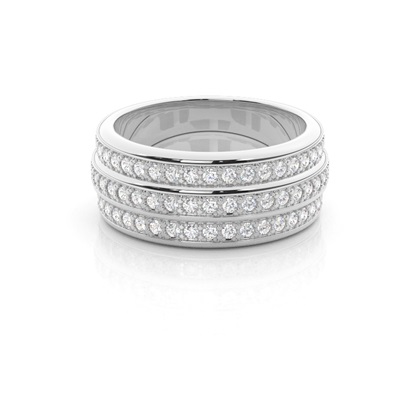 Round Diamond Full Eternity Rings
