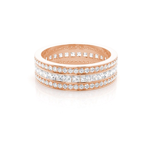 Channel Setting Full Eternity Diamond Ring