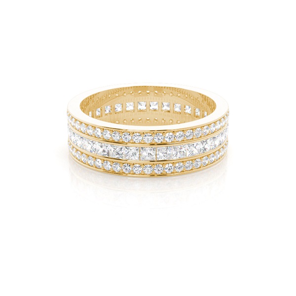 Channel Setting Full Eternity Diamond Ring