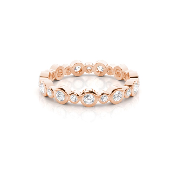 Full Bezel Setting Full Eternity Diamond Ring