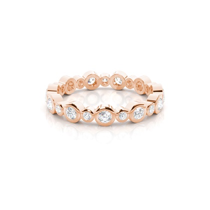 Round Diamond Full Eternity Rings