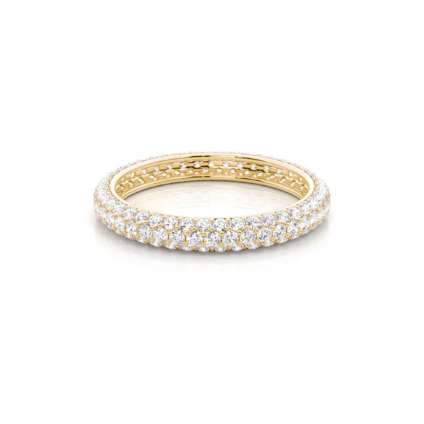 Pave Setting Full Eternity Diamond Ring