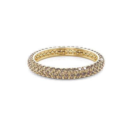 Yellow Gold Champagne Diamond Rings