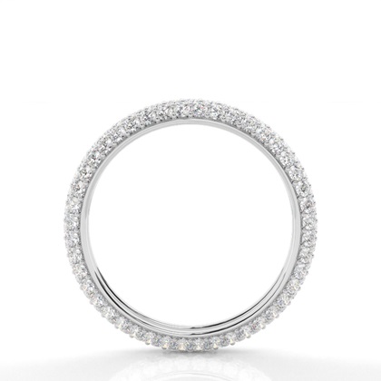 Pave Setting Full Eternity Diamond Ring