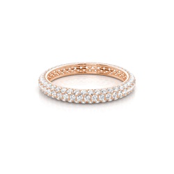 Pave Setting Full Eternity Diamond Ring