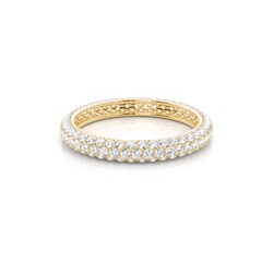 Pave Setting Full Eternity Diamond Ring