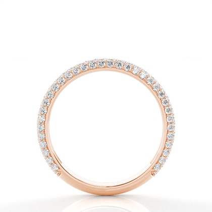 Rose Gold Eternity Diamond Rings