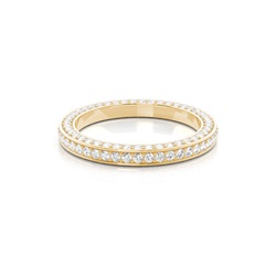 2.40mm Pave Setting Full Eternity Diamond Ring
