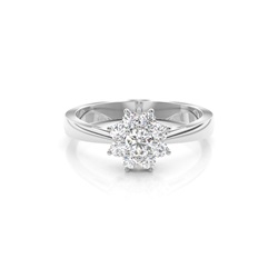 Diamant Memoirering in einer 4er-Krappenfassung