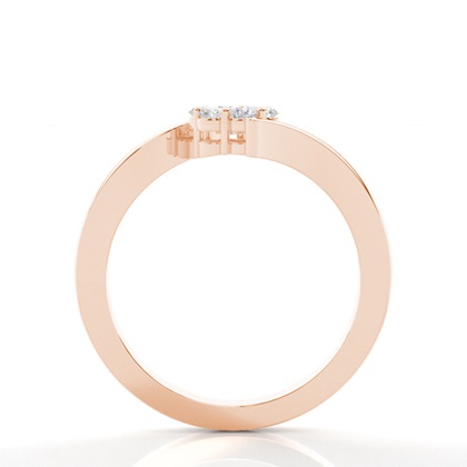 Rose Gold Diamond Cluster Rings