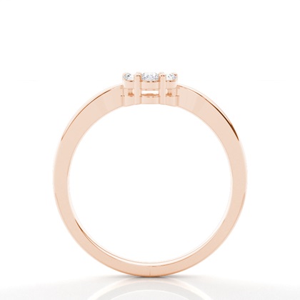 Rose Gold Diamond Cluster Rings