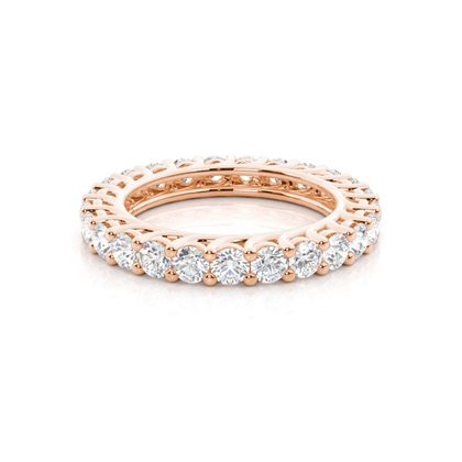 Round Diamond Full Eternity Rings