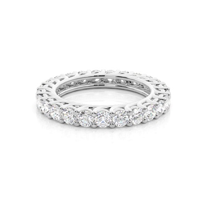 Round Diamond Full Eternity Rings