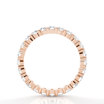Rose Gold Eternity Diamond Rings