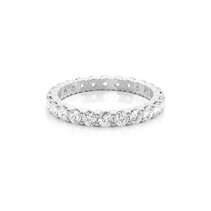 Prong Setting Full Eternity Diamond Ring