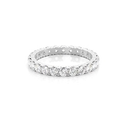 Memoire Ring in Krappenfassung