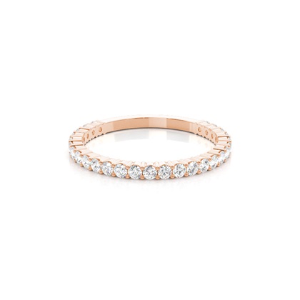 Rose Gold Eternity Diamond Rings