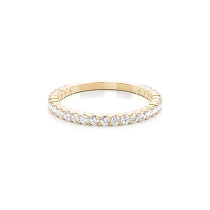 Yellow Gold Full Eternity Diamond Rings