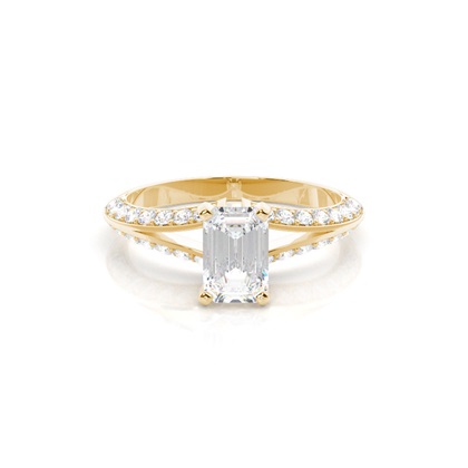 Emerald-Cut Diamond Rings