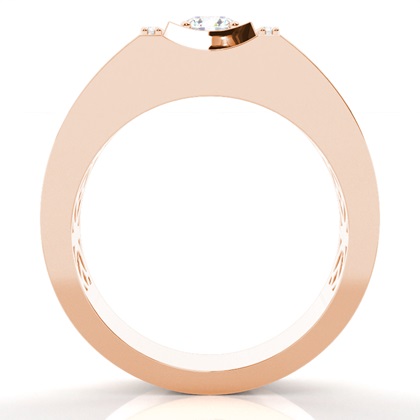 Rose Gold Men's Diamond Rings