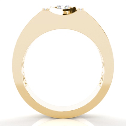 Yellow Gold Men's Diamond Rings