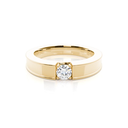 Men's Yellow Gold Wedding Rings & Bands