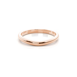 2.00mm Low Dome Profile Plain Shaped Wedding Band
