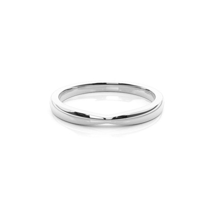 White Gold Plain Wedding Rings