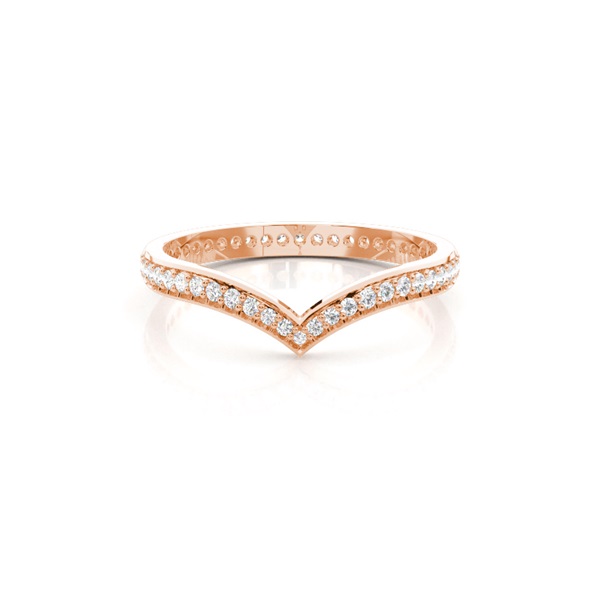 Gespickt Leichte Passform Diamant Hochzeits Band