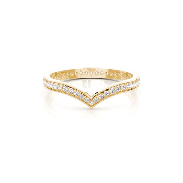 Gespickt Leichte Passform Diamant Hochzeits Band